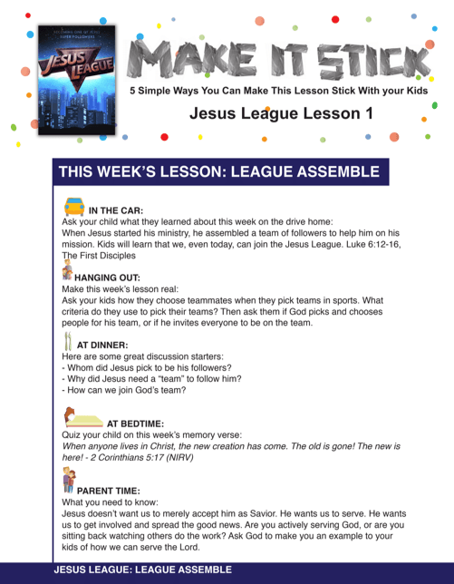 Jesus League 8-Week Children's Ministry Curriculum - Children's Ministry Deals