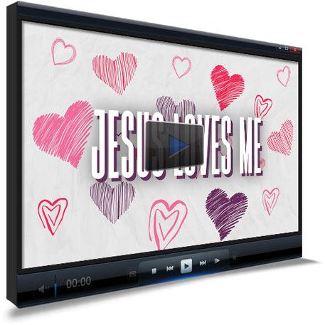 Jesus Loves Me (Valentine's Version) Worship Video for Kids - Children's Ministry Deals
