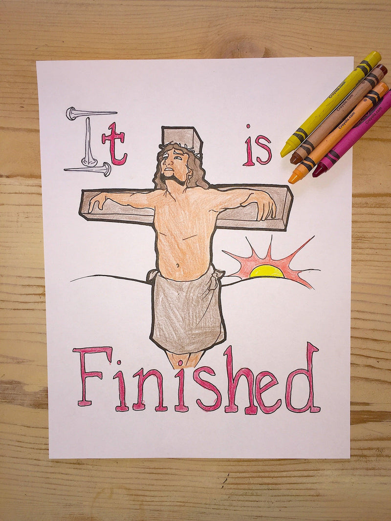 Draw Jesus Worksheet Jesus On The Cross Drawing For Kids