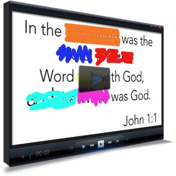 John 1:1 Memory Verse Video