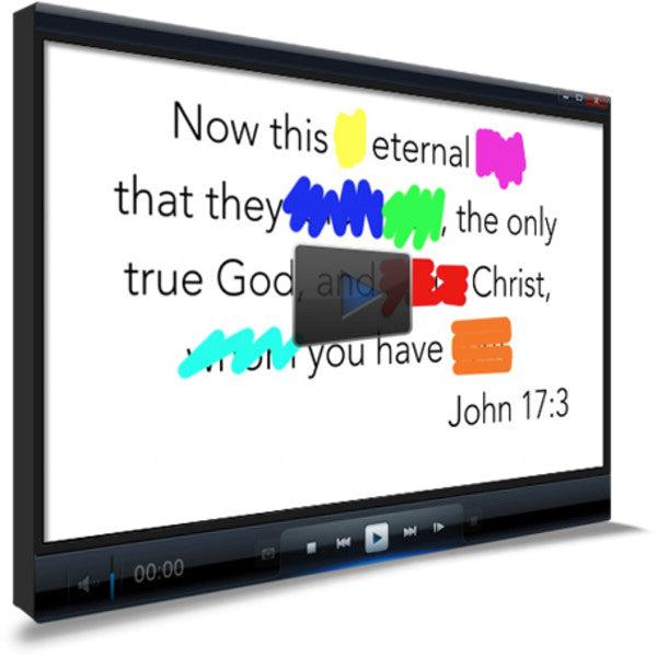 John 17:3 Memory Verse Video