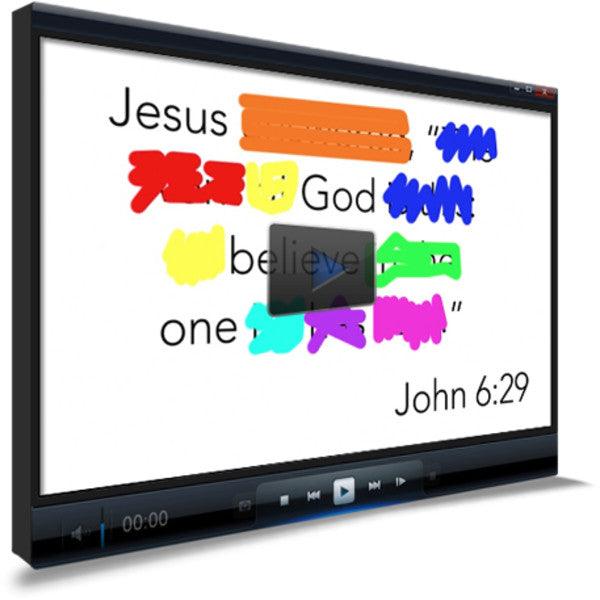 John 6:29 Memory Verse Video