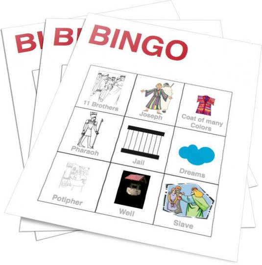 Joseph Coat of Many Colors Bingo