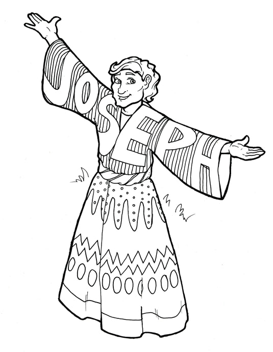 Joseph Coloring Page – Children's Ministry Deals