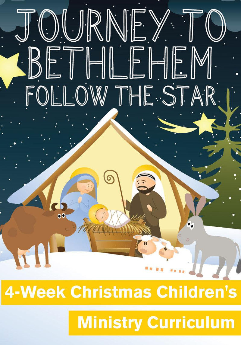 Load image into Gallery viewer, Journey To Bethlehem 4-Week Children&#39;s Ministry Christmas Curriculum
