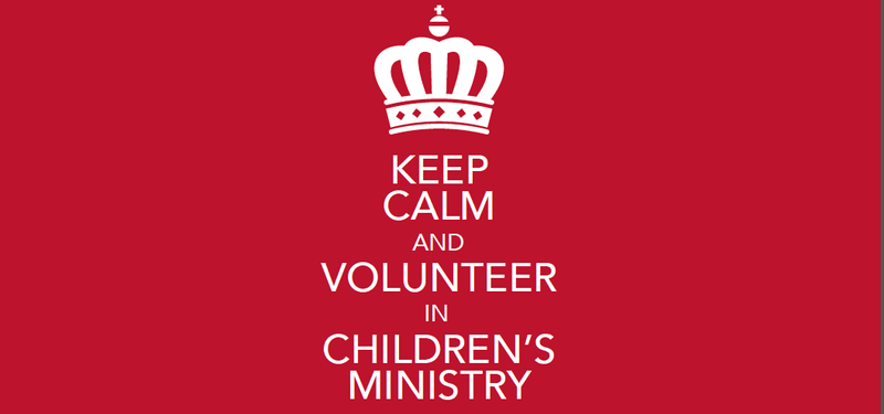 Load image into Gallery viewer, Keep Calm and Volunteer in Children&#39;s Ministry
