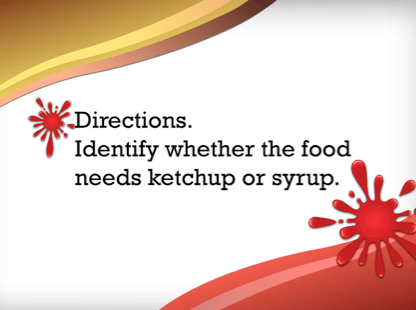 Ketchup or Syrup PowerPoint Game