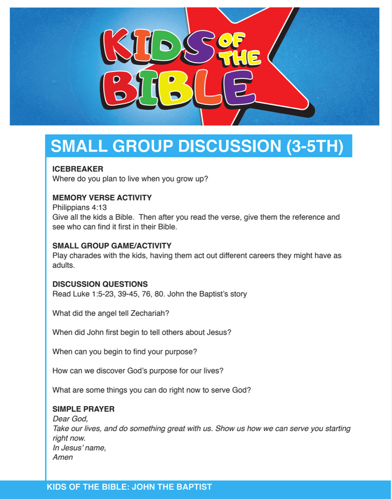 Load image into Gallery viewer, Kids of the Bible 8-Week Children&#39;s Ministry Curriculum - Children&#39;s Ministry Deals
