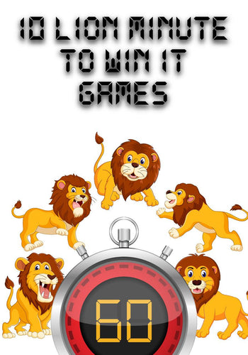 Lion Minute to Win it Games