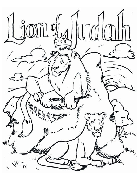 Lion of Judah Coloring Page