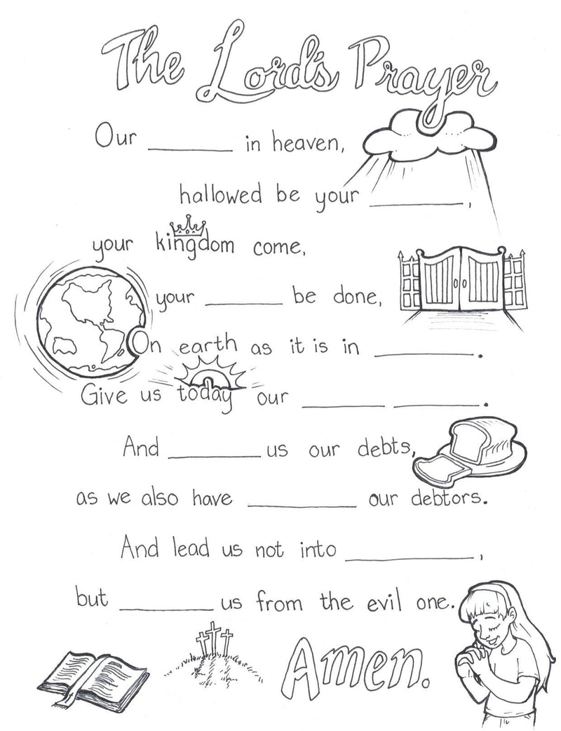 lord-s-prayer-coloring-page-children-s-ministry-deals for Free Printable The Lord S Prayer Lord's Prayer Coloring Page – Children's Ministry Deals for Free Printable The Lord S Prayer