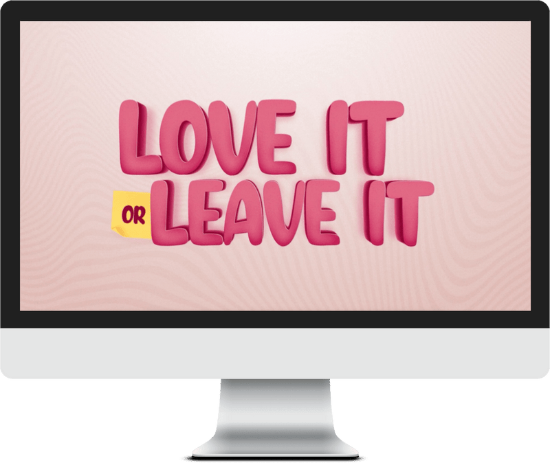 Love It Or Leave It Church Game Video - Children's Ministry Deals