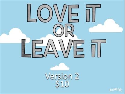 Love It Or Leave It Version 2 Church Game Video for Kids