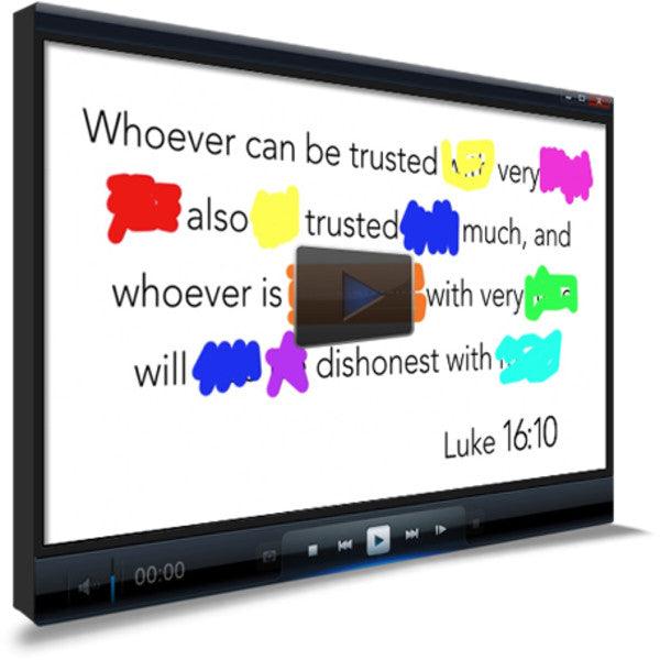Luke 16:10 Memory Verse Video