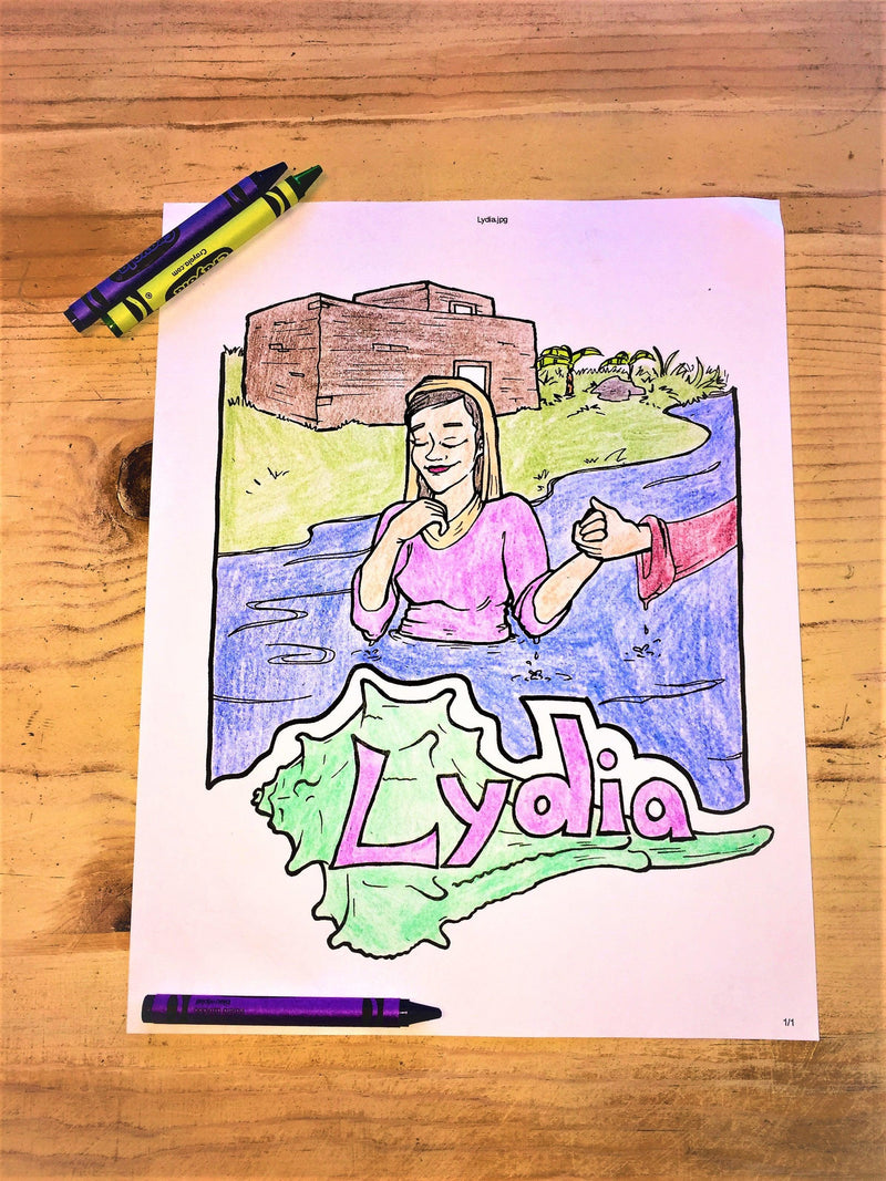 Lydia Coloring Page