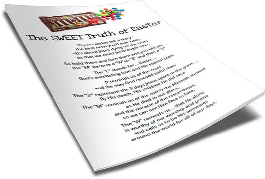 M&M Easter Poem for Kids