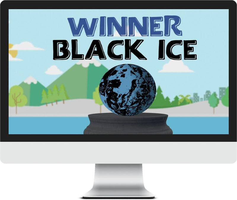 Marble Race - Black Wins! Game Video for Kids - Children's Ministry Deals