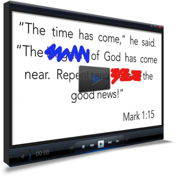 Mark 1:15 Memory Verse Video