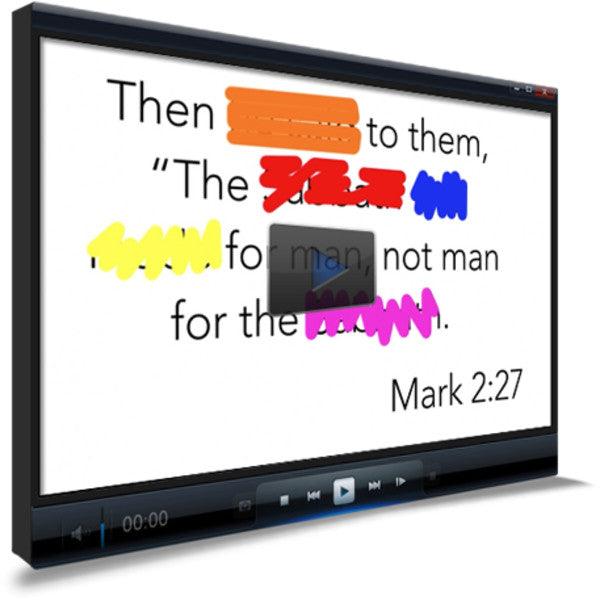 Mark 2:27 Memory Verse Video