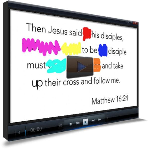 Matthew 16:24 Memory Verse Video