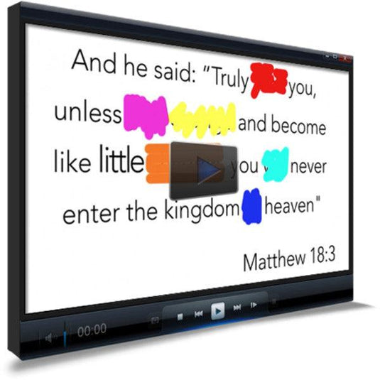 Matthew 18:3 Memory Verse Video