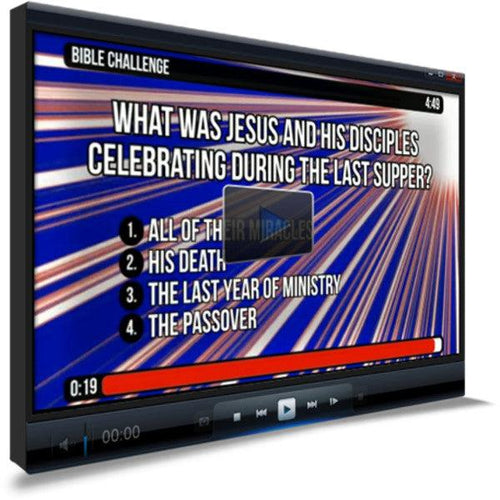 Matthew 26:17-35 Bible Trivia for Kids