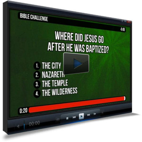 Matthew 4:1-11 Bible Trivia for Kids