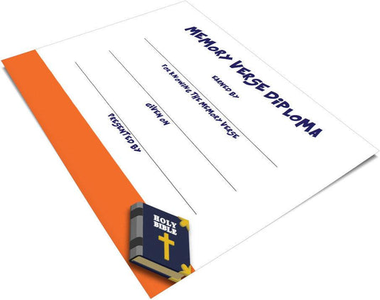 Memory Verse Certificate