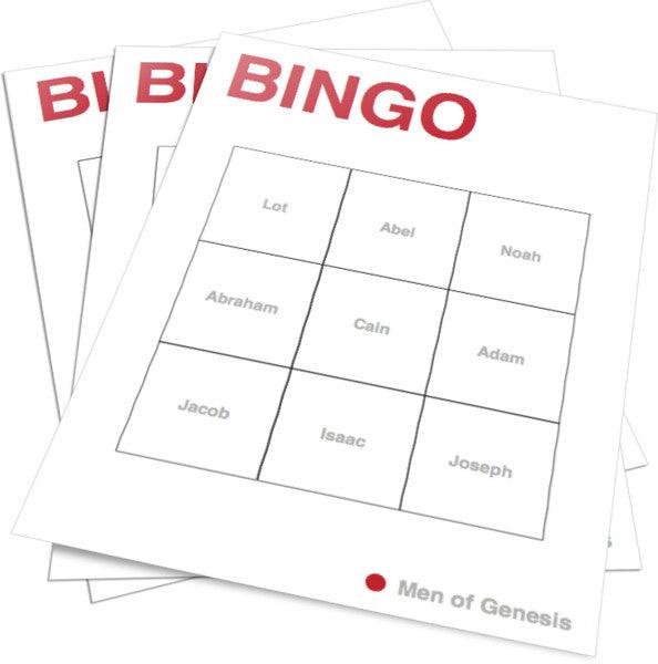 Men of Genesis Bingo