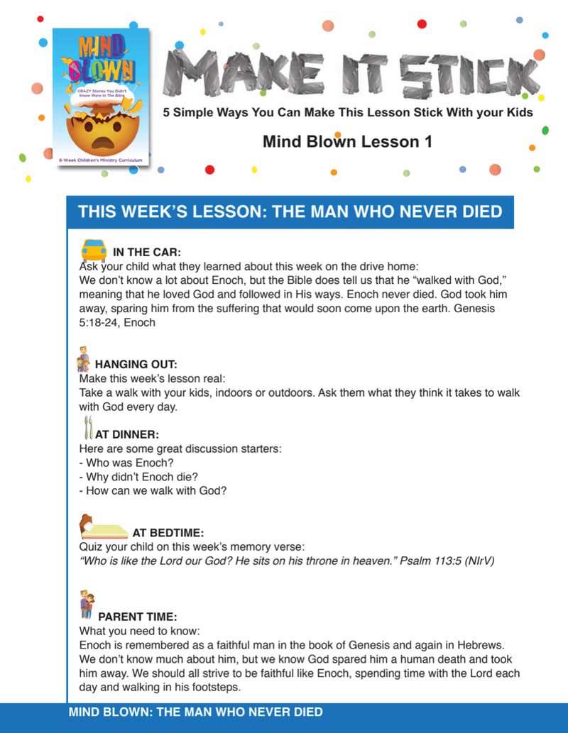Load image into Gallery viewer, Mind Blown 8-Week Children’s Ministry Curriculum - Children&#39;s Ministry Deals
