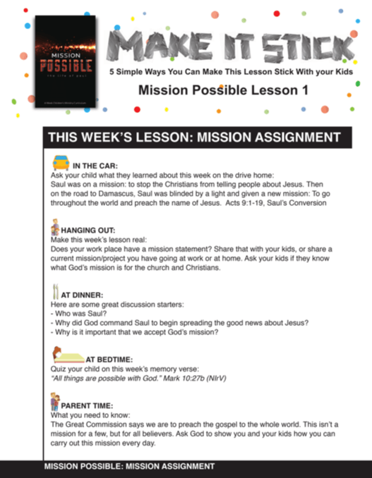 Load image into Gallery viewer, Mission Possible 4-Week Children’s Ministry Curriculum - Children&#39;s Ministry Deals
