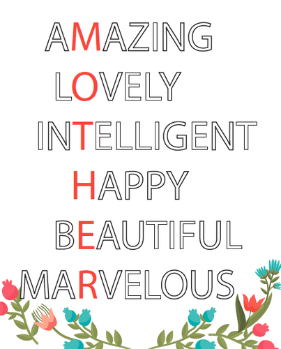 FREE Mother's Day Printable Artwork