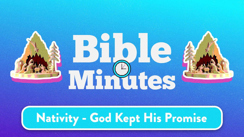 Nativity Scene Object Lesson Video - God Keeps His Promises - Children's Ministry Deals