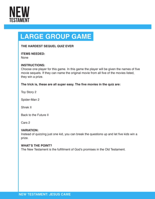New Testament 4-Week Children's Ministry Curriculum - Children's Ministry Deals