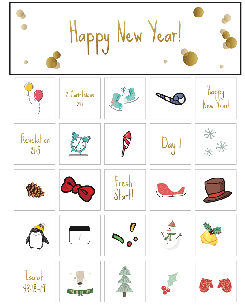 Load image into Gallery viewer, New Years Bingo Game for Kids - Children&#39;s Ministry Deals
