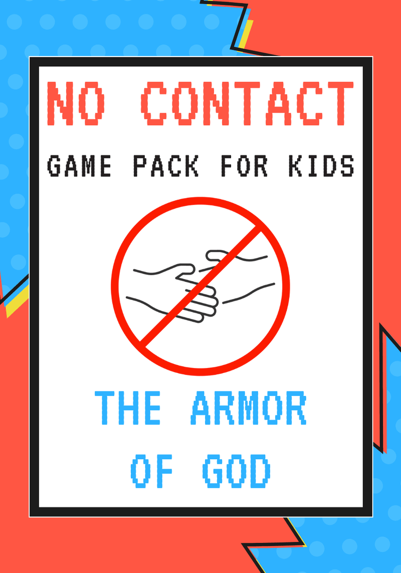 No-Contact Kids Church Game Pack: Armor Of God - Children's Ministry Deals