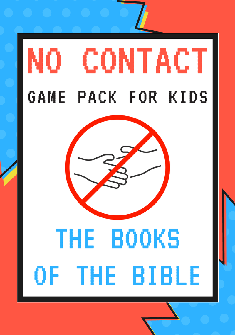 No-Contact Kids Church Game Pack: Books Of The Bible - Children's Ministry Deals