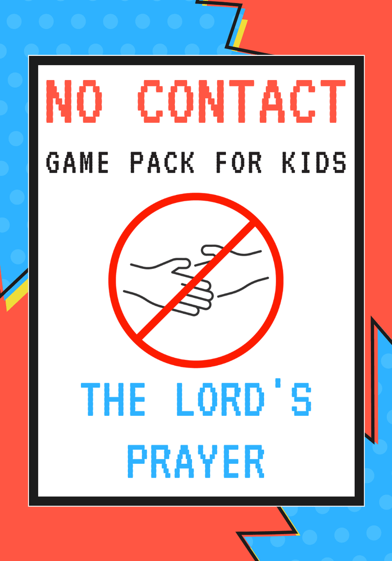 No-Contact Kids Church Game Pack: The Lord's Prayer - Children's Ministry Deals