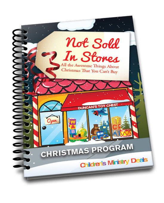 Not Sold In Stores Christmas Program - Children's Ministry Deals