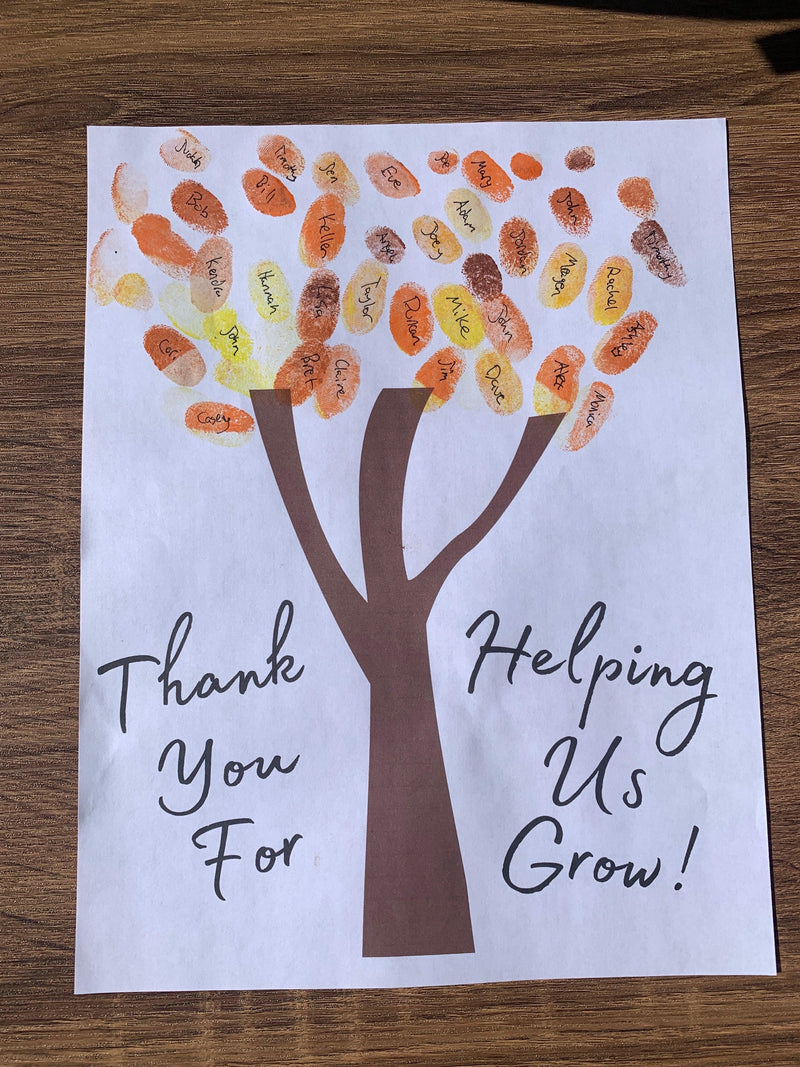 Pastor Appreciation Thumbprint Craft - Children's Ministry Deals