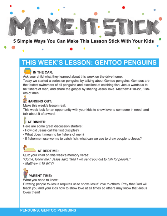 Penguins 4-Week Children's Ministry Curriculum - Children's Ministry Deals