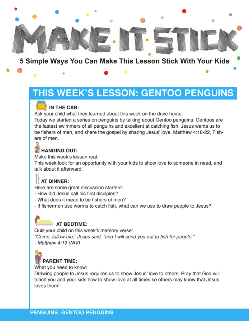 Penguins 4-Week Children's Ministry Curriculum - Children's Ministry Deals