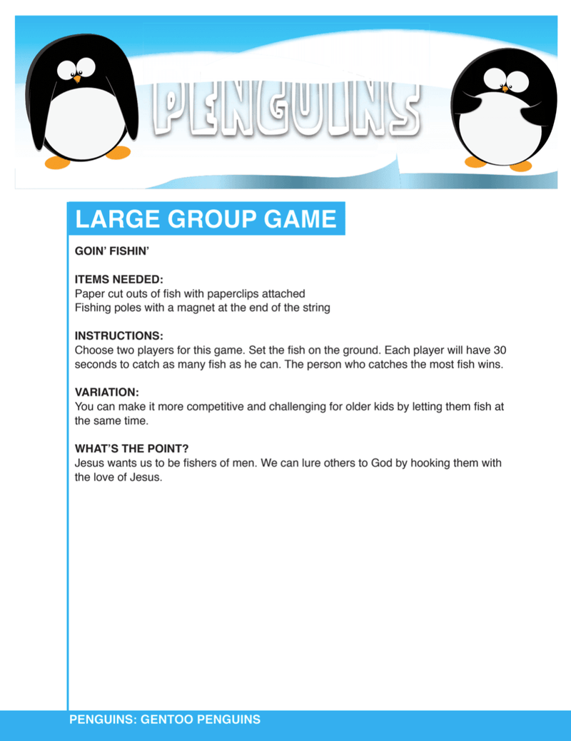 Load image into Gallery viewer, Penguins 4-Week Children&#39;s Ministry Curriculum - Children&#39;s Ministry Deals
