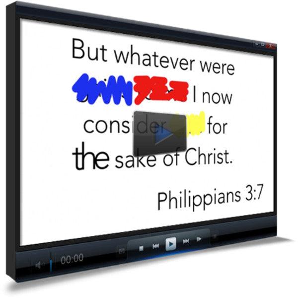 Philippians 3:7 Memory Verse Video