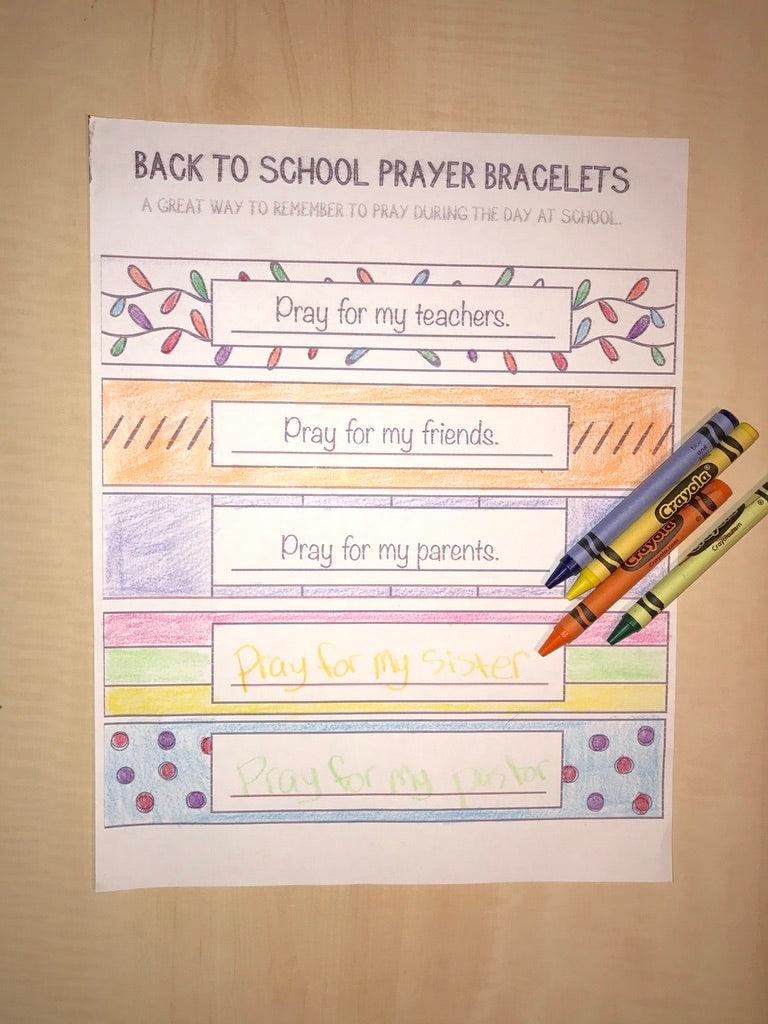 FREE Prayer Bracelet Coloring Page