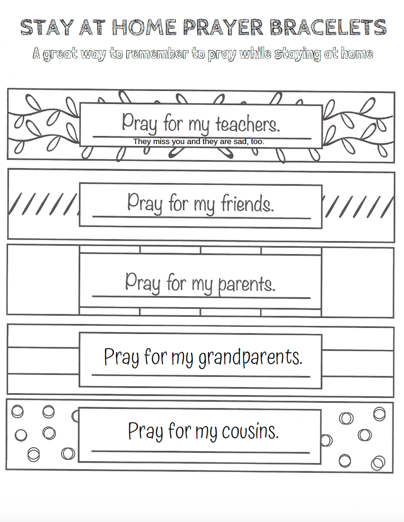 Load image into Gallery viewer, Prayer Bracelet Coloring Page - Children&#39;s Ministry Deals
