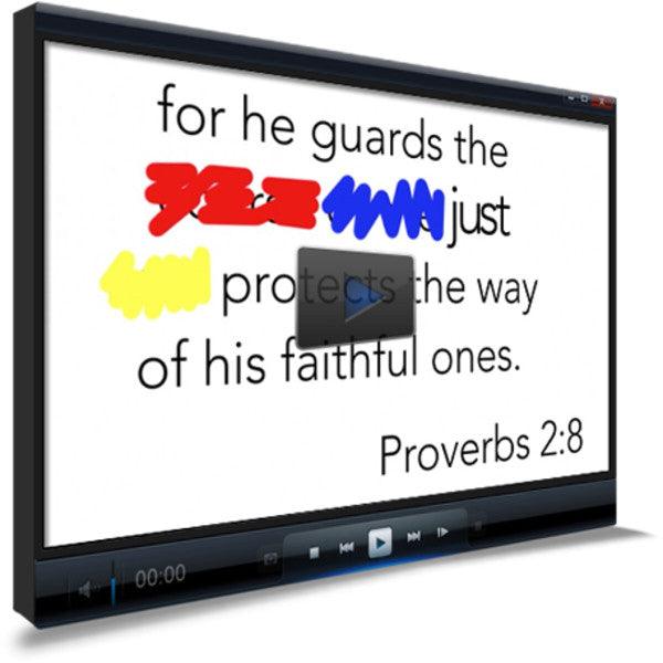 Proverbs 2:8 Memory Verse Video