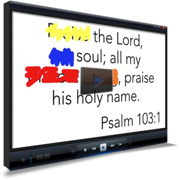 Psalm 103:1 Memory Verse Video