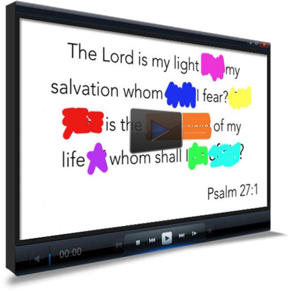 Psalm 27:1 Memory Verse Video