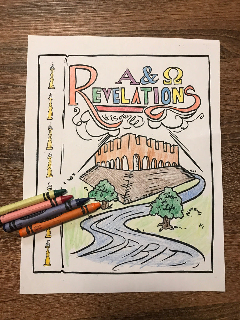 Revelation Coloring Page - Children's Ministry Deals
